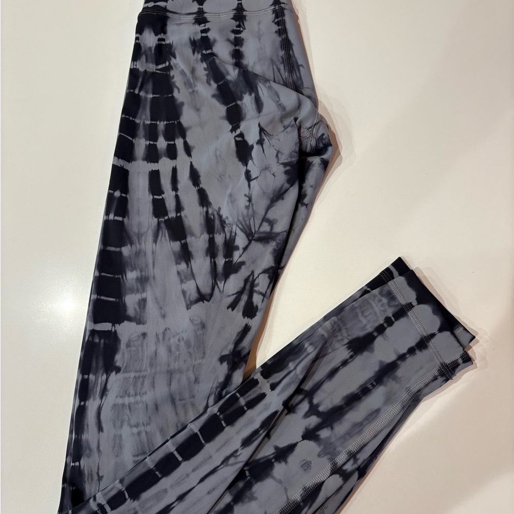 LULULEMON Wunder Under High Rise Shibori Magnet Grey Black Night Six XS